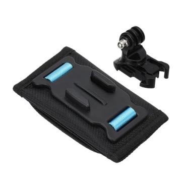 Imagem de PATIKIL Mochila ajustável suporte alça de ombro gancho J rotação de 360 graus para câmera de ação esportes ao ar livre diário motocicleta bicicleta