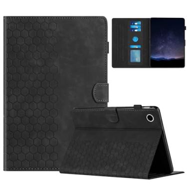Imagem de DTangLsm Capa para Samsung Galaxy Tab A9 Plus/A9+ 5G 11 polegadas 2023 (SM-X210/ X216/ X218) Visualização multiângulo de couro PU capa com suporte para Galaxy Tab A 9+ com suporte para caneta, favo de