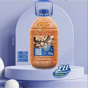 Imagem de Milho De Pipoca Mushroom Galão 9kg Para Receitas Gourmet Pipocas Doces
