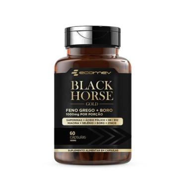 Imagem de Testo Black Fe no Grego Com Boro 1000Mg 60 Cápsulas Ecomev