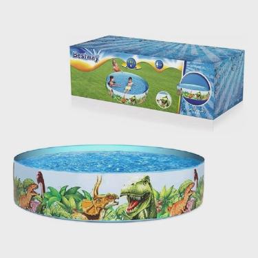 Imagem de Piscina Infantil Semirrígida Bestway Linha Dinossauro 946 Litros