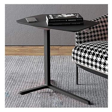 Imagem de Mesa de laptop móvel, sofá, lateral, laptop, notebook, mesa de PC, suporte de altura ajustável, mesa de computador portátil para sala de estar e quarto (cor: preto)