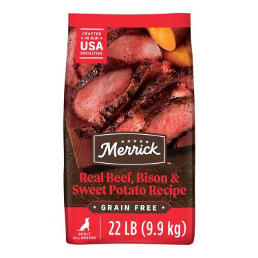 Imagem de Comida para cães Merrick Premium Grain Free Adult com carne bovina de 10 kg