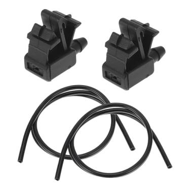 Imagem de A ABSOPRO Kit de bocal de lavador de para-brisa para Citroen MK2 2008-2018 Bocais de pulverização de para-brisa Limpador Spray Lavadora Jet No.6438z7 2 peças Mangueira de fluido de 1 metro