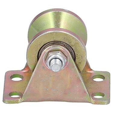 Imagem de Roda de Ranhura Tipo V de 32 Mm para Serviço Pesado Akozon Com Suporte de 2,5 Mm para Porta, de Polia Deslizante de Trilho de Cabo de Aço, Rodízio Rígido de Rolamento de