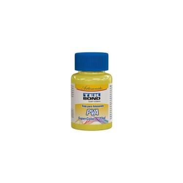 Imagem de Tinta PVA para Artesanato Tekbond Super Color Amarelo Siciliano 37ml -
