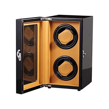 Imagem de Watch Watch Winder para 2 relógios, Watch Winder automático com motor silencioso, modos de rotação relógios para homens e mulheres Good