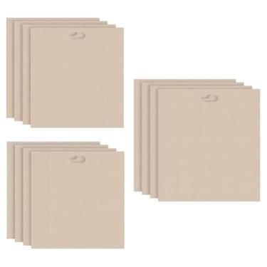 Imagem de 12 sacos reutilizáveis antiaderentes para sanduíche resistentes ao calor, sacos laváveis, torradeira, forno, torradeira, queijo, torradeira, mangas de pão para micro-ondas