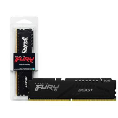 Imagem de Memória RAM 8GB Kingston Fury Beast DDR5 5200MHz Cl40