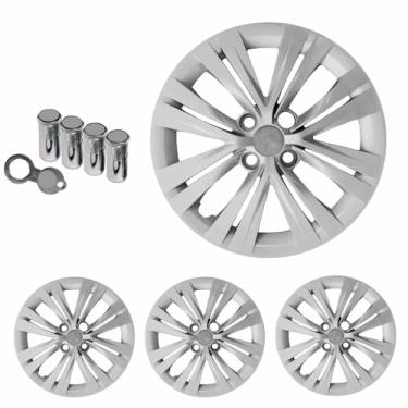 Imagem de Jogo Calota Aro 15 Gol Voyage Saveiro 2023 + Selo Resinado + Tampa Ventil Antifurto