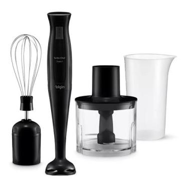 Imagem de Mixer Turbo Chef 3 Em 1 200w Triturador E Fuet 220v Elgin Cor Preto