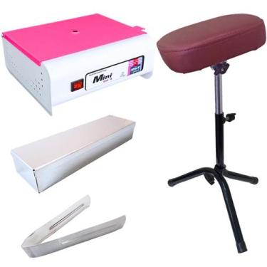 Imagem de Kit Estufa Esterilizadora Mini Colors Odontécnica com Estojo e Pegador