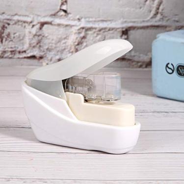 Imagem de Grampeador Sem Agulha, Design Portátil, Economizador de Mão-de-obra, Elegante e Abdomouro de Grama Grossa até 4 Páginas Sem Grampos, Acessório Escritório Em Forma Canto para Encadernação Papel