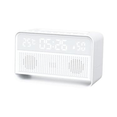 Imagem de Ｂｅｓｇａ Difusor de óleo com ruído branco, luz noturna, fragrância para casa, umidificador de, display de tempo e temperatura para carro, quarto de bebê