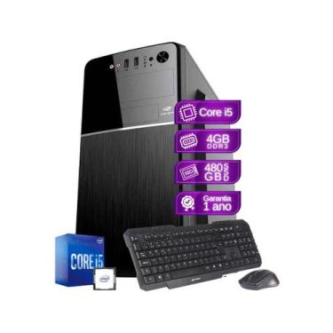 Imagem de PC Computador CPU Intel Core i5 4GB Memória ram SSD 480GB - PC Master 