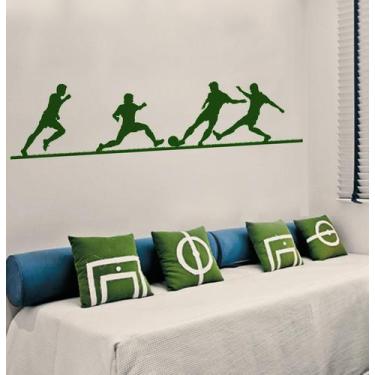 Imagem de Adesivo Decorativo de Parede Campo de Futebol com jogadores lindo para