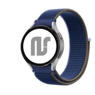 Imagem de Pulseira NSmart em nylon compativel com Galaxy Watch 6 - Galaxy Watch 6 Classic - Galaxy Watch 5 - Galaxy Watch 5 Pro - Galaxy Watch 4 Classic (Único, Azul Abyss)