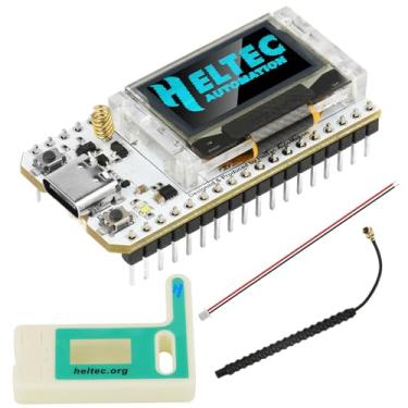 Imagem de Aideepen Sx1262 Lora V3 Esp32 Com Gabinete, Lx7 Dual-Core 0,96" Oled Azul Blue-Tooth, Kit Wi-Fi Tipo C 32 Módulos Cp2012 Placa De Desenvolvimento Iot 863 Mhz-928 Mhz