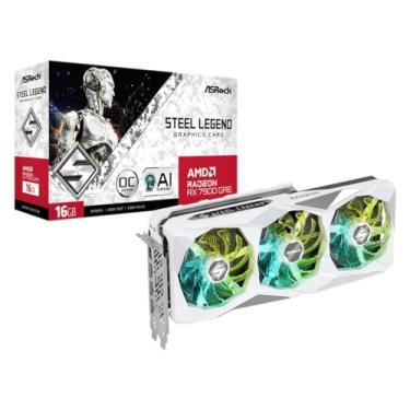 Imagem de Placa de Vídeo ASRock AMD Radeon RX 7900 GRE Steel Legend OC, 16GB, GDDR6, 256-Bit, Branco