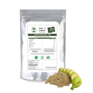 Imagem de Farinha de Banana Verde 100% Natural 500g, Raiz e Sabor