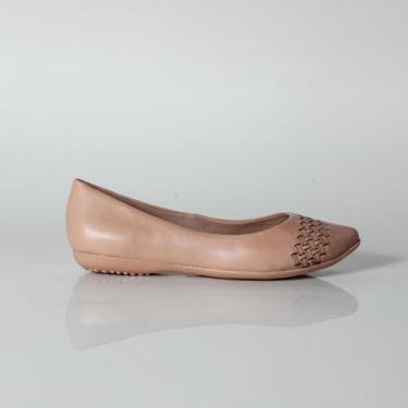 Imagem de Sapatilha Bottero Bico Fino Couro 353323 Burgundy, Brown sugar, 0002, 