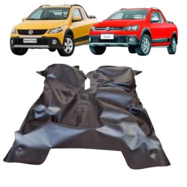 Imagem de tapete do assoalho para a saveiro simples 2010/2025 g5 a g8 - MANOS TA