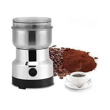Imagem de Moedor de café elétrico, moinho de grãos de aço inoxidável (110V)