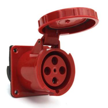 Imagem de Tomada Industrial de Embutir Linha Best Connection 4 (3P+T) - 63A IP 6