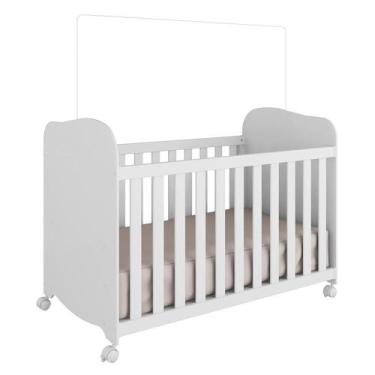 Imagem de Berço Americano Uli - Móveis Peroba, Branco Brilho
