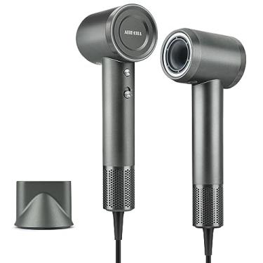 Imagem de Secador de cabelo de alta velocidade, secador de cabelo iônico negativo, secador profissional de alta velocidade de 110.000 RPM 200 milhões, secador de cabelo leve de secagem rápida, secador de cabelo