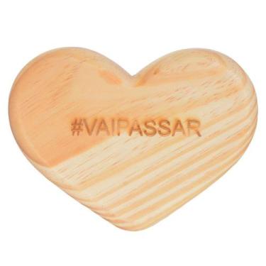 Imagem de Tábua de Madeira Natural Coração F04 - D'Rossi - DRossi