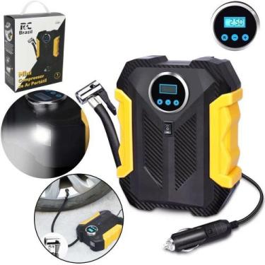 Imagem de Mini Compressor Ar Portátil Automotivo 12V Plástico - Macro