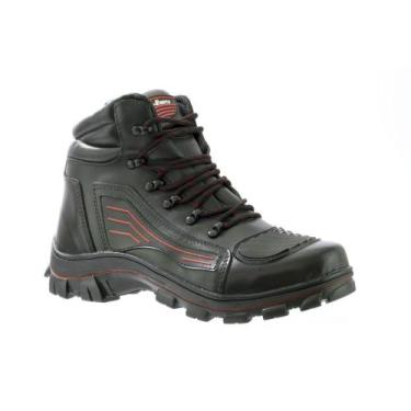 Imagem de Bota Coturno Motociclista Couro Masculino Conforto Dia  2050 - BELL-BO