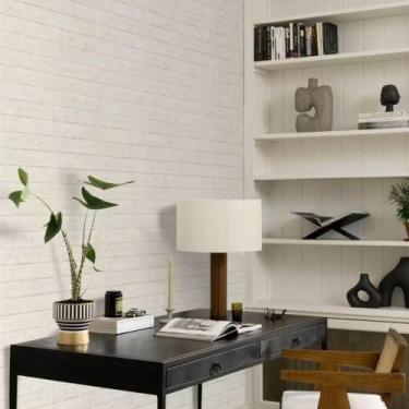 Imagem de Papel Parede Madeira Branco - African Queen III 10m - Rasch