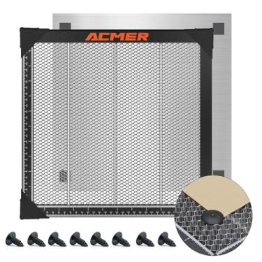 Imagem de ACMER Cama a laser de favo de mel, mesa de trabalho de favo de mel com painel de alumínio, mesa de corte para máquina de corte de gravador a laser, dissipação rápida de calor e proteção de mesa 500 x