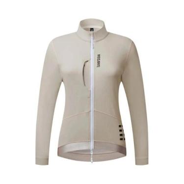 Imagem de Jaqueta De Ciclismo Feminina De Inverno Colete Forrado Quente Com Zípe