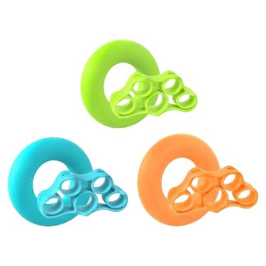 Imagem de menolana 6 peças de fortalecedores de preensão de mão, treinadores de força de preensão de silicone lavável para homens e mulheres, fortalecedores de dedos