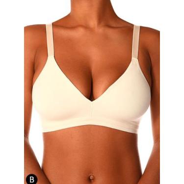 Imagem de Sutiã Secret Cotton Demillus 061052 (Antiga 078052) T.44/50 Plus Size,