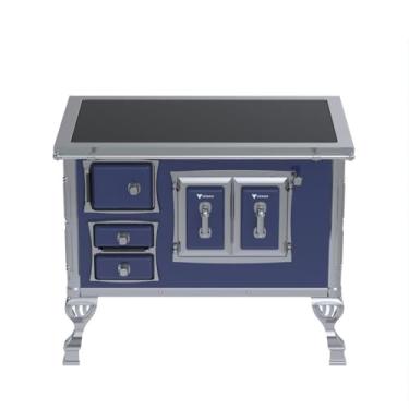 Imagem de Fogão a Lenha GII N 2 Sec Xviii Premium Azul Saida Direita