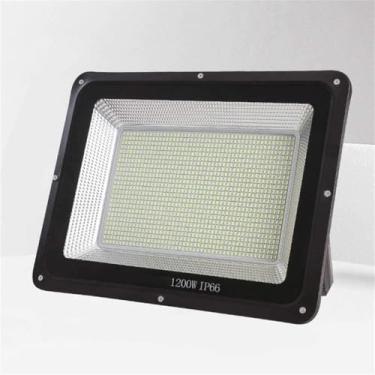 Imagem de Holofote Doméstico, Holofote De Jardim Ao Ar Livre De Alta Potência Luz De Projeção à Prova D'água Ip66 / 65, Luz De Trabalho Recarregável, 1500W