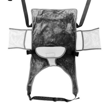 Imagem de Cama de avião infantil dobrável, extensor de assento de avião portátil de 29,53 x 15,190 cm com bolso lateral de tela para bebês de 1 a 12 meses (Gery)