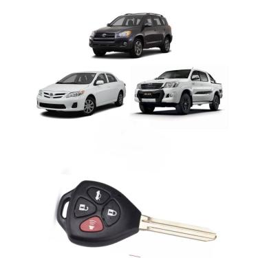 Imagem de Capa Carcaça Chave Toyo Corolla Hilux Sw4 Rav4 Etios 4Botoes