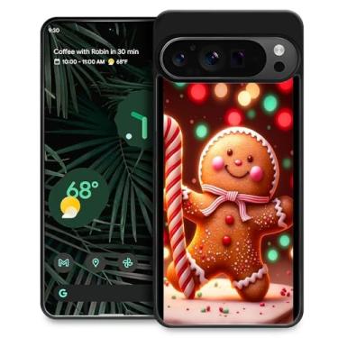 Imagem de DAIZAG Capa compatível com Google Pixel 9 Pro XL, Christmas Gingerbread Man para capa protetora com padrão personalizado antiqueda à prova de arranhões
