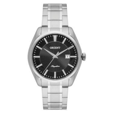 Imagem de Relógio Masculino Orient MBSS1454 | Analógico c/Calendário | mostrador grafite e cristal Safira