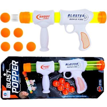 Imagem de Pistola de Atirar Bolinhas de Espuma Seguras com Pressão de Ar