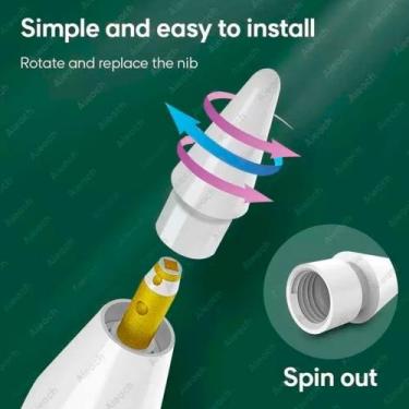 Imagem de Ponta de reposição compatível com Apple Pencil de 1ª e 2ª geração - Li