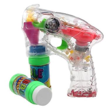 Imagem de Brinquedos de sopro de bolha brinquedo de arma de bolha elétrica total