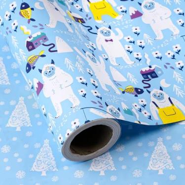 Imagem de Papel de embrulho de Natal WRAPAHOLIC 76cm x 10m reversível
