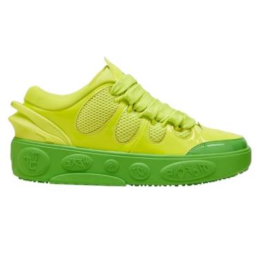 Imagem de PUMA Tênis masculino La Francé Assist com cadarço casual - verde, Verde esmeralda, 39