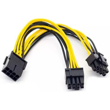 Imagem de Cabo duplicador pci-express 8 pinos p/ 2 de 8 Pinos Mineração